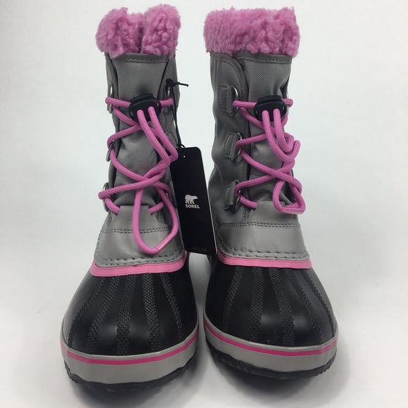 NEW SOREL YOUTH YOOT PAC BOOT w/ SHERPA SNOW CUFF - Picture 6 of 8